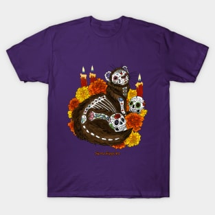 Dia de los Muertos: Ferret T-Shirt